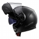 LS2 FF325 STROBE CASCO MODULARE APRIBILE NERO OPACO