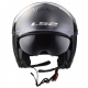 LS2 OF573 TWISTER CASCO JET DOPPIA VISIERA NERO OPACO