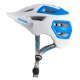 O'NEAL PIKE Bianco Blu casco MTB Enduro Freeride 