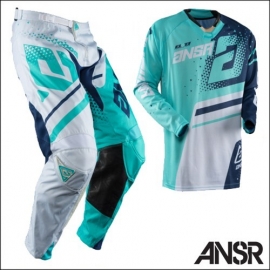 Completo Motocross Answer Elite Teal Navy Enduro Quad