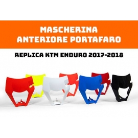 RTECH Mascherina Anteriore Portafaro KTM ENDURO 2017 2018