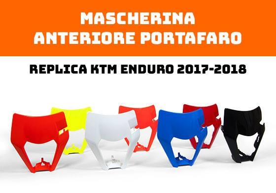 RTECH Mascherina Anteriore Portafaro KTM ENDURO 17/19