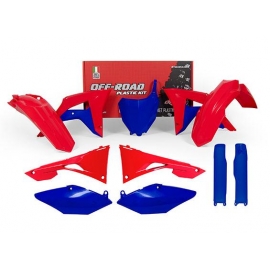 RTECH KIT PLASTICHE HONDA CRF 250 2018 450 2017-2018 Rosso Blu