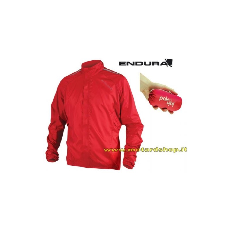 ENDURA PAKAJAK RED antipioggia Mountainbike