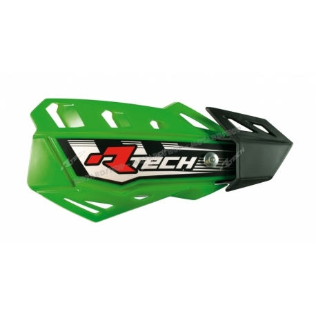 RTECH PARAMANI FLX Verde MOTOCROSS ENDURO + kit montaggio