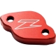 ZETA COPERCHIO POMPA FRENO Posteriore Yamaha YZ e YZF WRF colore Rosso