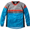 Maglia Manica Lunga MTB Downhill Enduro Madison Alpine Azzurro Grigio