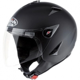 Casco Airoh JT Color  JET scooter vespa corto nero opaco 