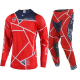 Completo Motocross TLD Troy Lee Designs SE AIR METRIC red navy  Enduro Quad