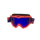  Maschera PROGRIP 3201 Arancio fluo lente specchiata motocross enduro mtb