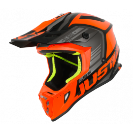 Casco Motocross Just1 J38 BLADE ORANGE BLACK Enduro Quad Supermotard