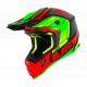 Casco Motocross Just1 J38 BLADE MATT RED LIME BLACK Enduro Quad Supermotard