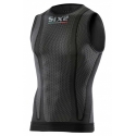 SIXS smanicato  Carbon Underwear nera carbon e all black