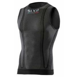 SIX2 smanicato  Carbon Underwear nera carbon 