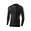 SIXS MAGLIA MANICA LUNGA  Carbon Underwear nera carbon 