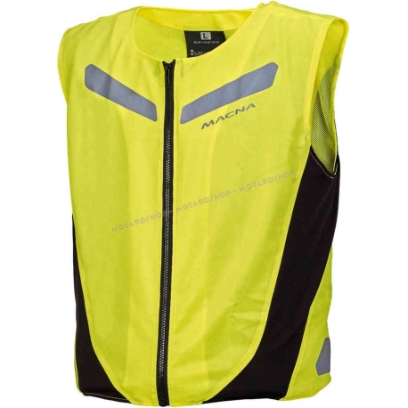 Giacca antipioggia Macna Rain Jacket Nemo Gilet  Macna vision 4 all element Giallo fluo