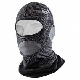 SOTTOCASCO SIX2 NERO-ROSSO leggero traspirante moto vespa scooter bici mtb
