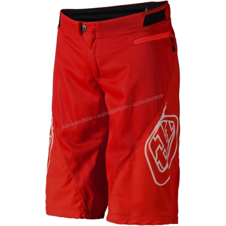 TROY LEE DESIGNS SPRINT short rosso Mtb Enduro Dh