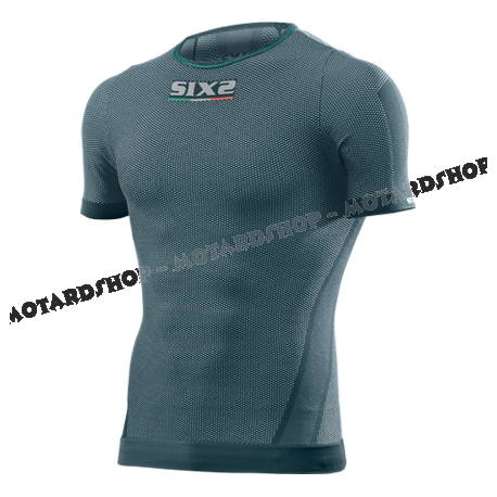 SIX2 MAGLIETTA  Carbon Underwear nera carbon 