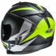 Casco integrale HJC C70 TROKY black fluo moto da strada scooter