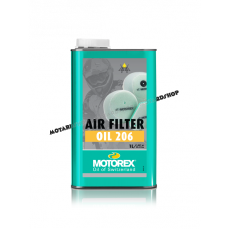 MOTOREX AIR FILTER OIL 206 per filtri aria motocross enduro 