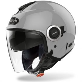 Casco Airoh HELIOS CONCRETE scooter vespa moto grey gloss