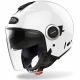 Casco Airoh HELIOS scooter vespa moto white gloss