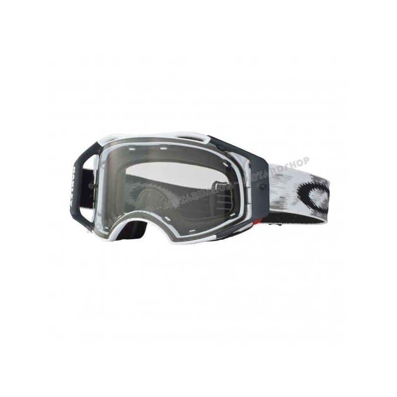 Oakley Airbrake MX WHITE SPEED lente trasparente maschera Motocross Enduro  Mtb