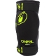 O'NEAL DIRT KNEE GUARD NERE e giallo ginocchiera enduro mtb dh