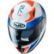 Casco integrale HJC i70 TAS bianco blu red moto da strada scooter