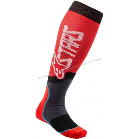 ALPINESTARS MX 2 PLUS calza red white motocross quad enduro