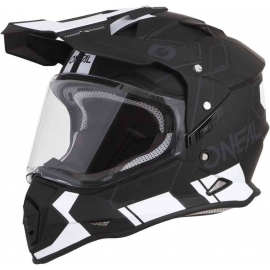 Casco O'NEAL SIERRA II COMB black white Enduro stradale Motard Quad