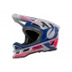 O'NEAL Casco BLADE ACE grigio blu rosso Downhill Enduro Mtb Dh