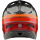 Casco TROY LEE DESIGNS D3 FIBERLITE SILHOUETTE navy silver dh enduro mtb