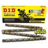 DID 520 DZ2 GOLD & BLACK catena 120 MAGLIE motocross enduro