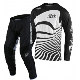 Completo Motocross Troy Lee Designs GP Air DRIFT 2020 black white Enduro Quad