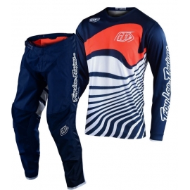 Completo Motocross Troy Lee Designs GP DRIFT 2020 navy orange Enduro Quad