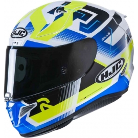 Casco integrale HJC RPHA11 NECTUS bianco blu moto da strada scooter