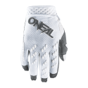 O'NEAL PRODIGY RACE GUANTO bianco e grigio mtb enduro motocross