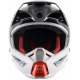 Casco ALPINESTARS SM-5 RAYON grigio bianco nero motocross quad enduro