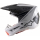 Casco ALPINESTARS SM-5 RAYON grigio bianco nero motocross quad enduro