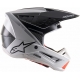 Casco ALPINESTARS SM-5 RAYON grigio bianco nero motocross quad enduro