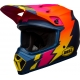 Casco BELL MX-9 MIPS STRIKE blu arancio rosa motocross quad enduro
