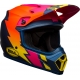 Casco BELL MX-9 MIPS STRIKE blu arancio rosa motocross quad enduro