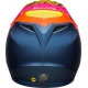 Casco BELL MX-9 MIPS STRIKE blu arancio rosa motocross quad enduro