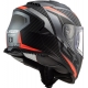 Casco LS2 FF800 STORM RACER matt titanium fluo orange moto da strada scooter