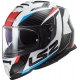 Casco LS2 FF800 STORM RACER red blue moto da strada scooter