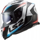 Casco LS2 FF800 STORM RACER red blue moto da strada scooter