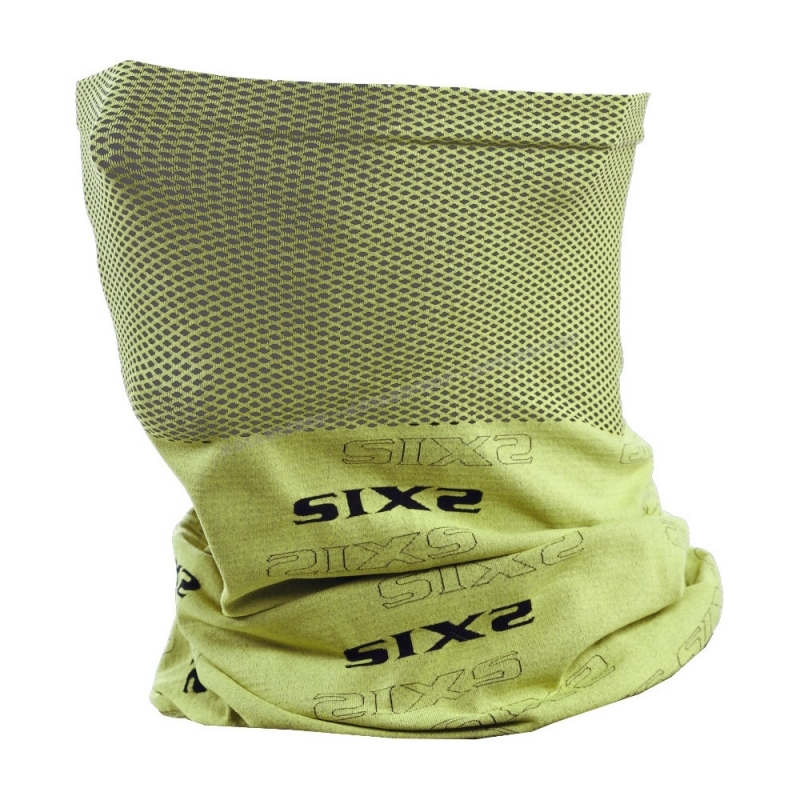 SCALDACOLLO SIXS MULTIUSO TECNICO GIALLO leggero traspirante moto vespa  scooter bici mtb