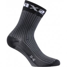 SIXS CALZA CORTA CARBON Calza nera (h 18cm)